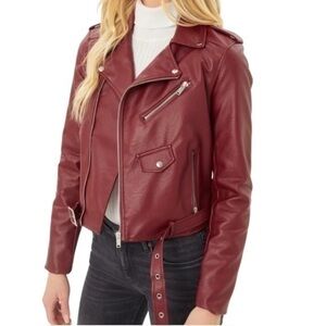 Love Tree NWT faux leather moto jacket SIZE MEDIUM